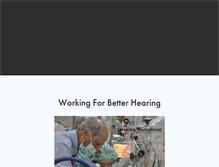 Tablet Screenshot of hearinginternational.org